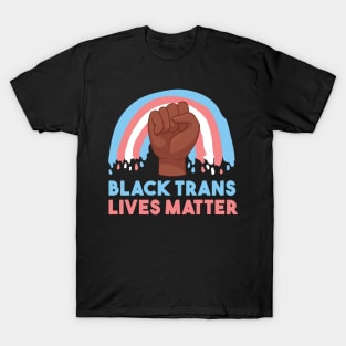 black trans lives matter pride month T-Shirt